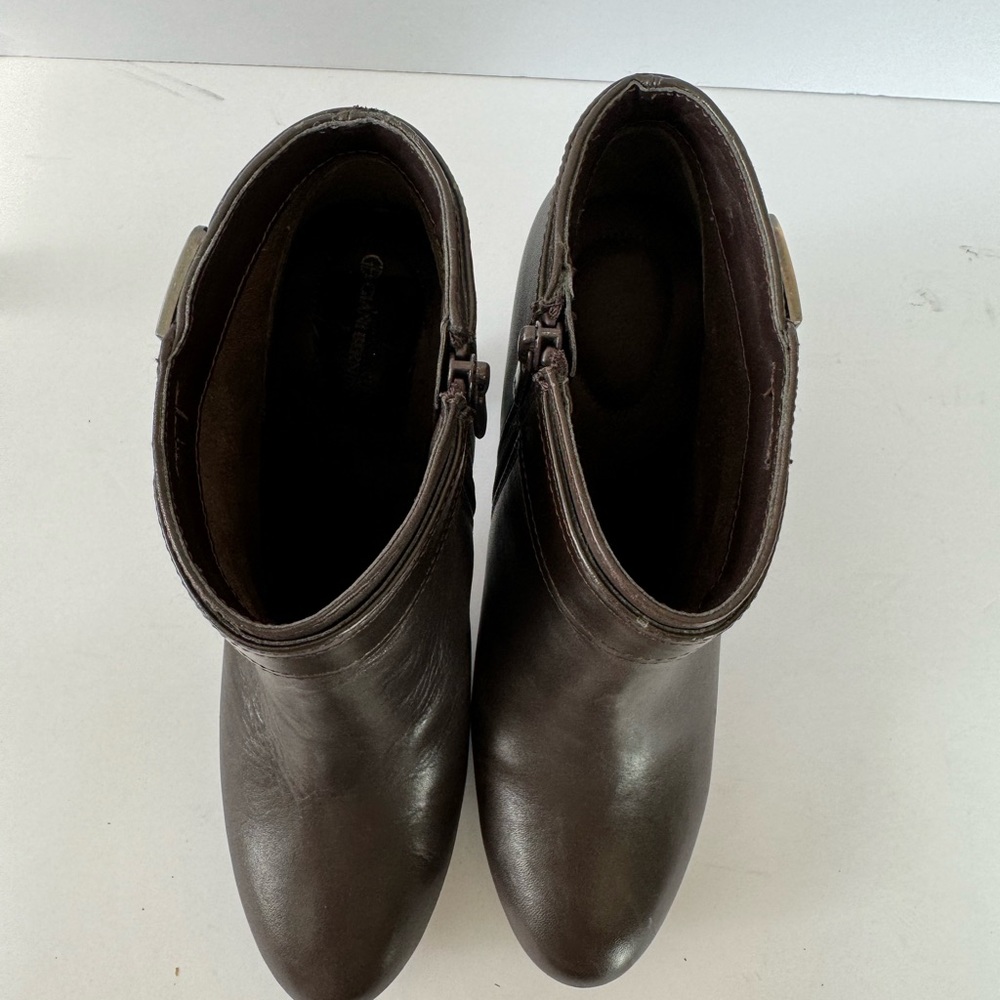 Giani Bernini Dark Brown Heeled Boots - Picture 9 of 9